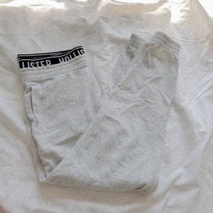 Hollister  white Joggers